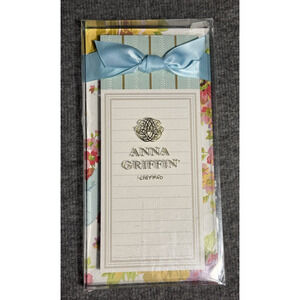 ANNA GRIFFIN Floral Listpad 60 Sheets - New